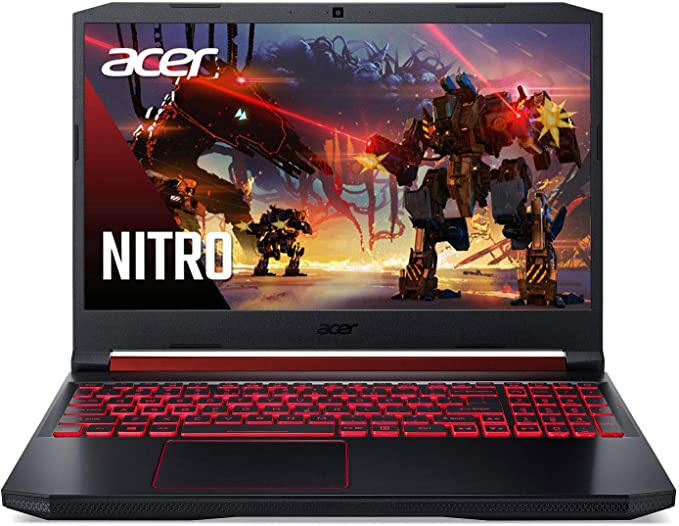لاب توب ايسر نايترو 5 للألعاب، الجيل التاسع انتل كور i7-9750H، نيفيدا جيفورس RTX 2060، شاشة 15.6 بوصة عالية الوضوح IPS 144 هرتز، ذاكرة وصول عشوائي 16جيجا، ذاكرة وصول عشوائي 256جيجا، واي فاي 6، ويفز ماكس أوديو، كيبورد بإضاءة خلفية، AN515-54-728C من أمازون